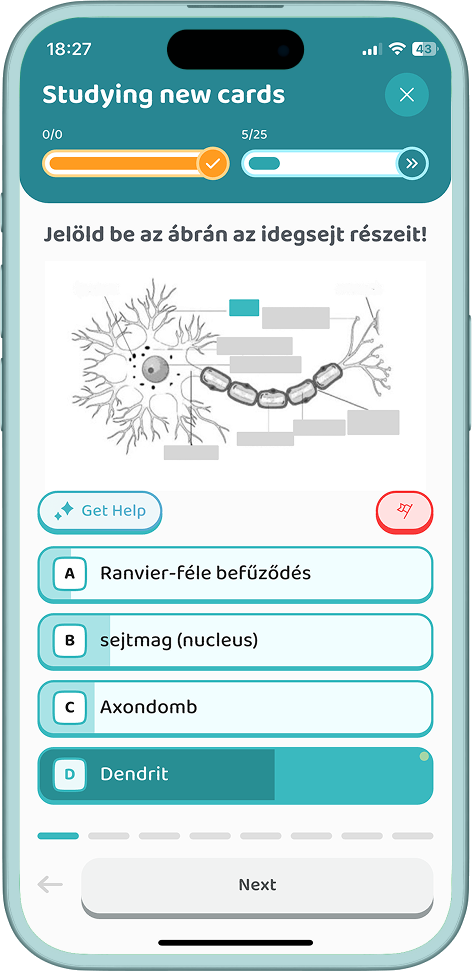 Question card